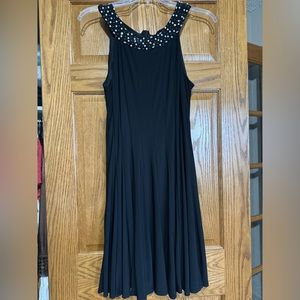 Elegant woman’s black dress, size 14, Jessica Howard